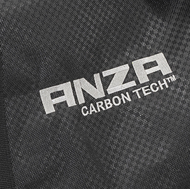 Anza logo på taske