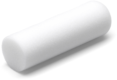 Basic minirulle glat 10 cm (Skum)