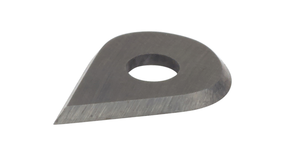 Dråbeformet skær (x3) hårdmetal til lille skraber