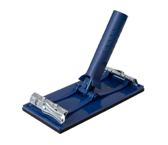 Slibeværktøj med klemmer og drejeled