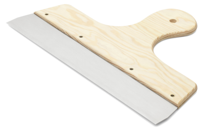 Bredspartel med træskaft 30 cm