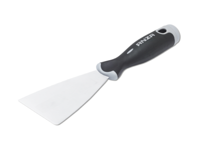 Blød rustfri stålspartel 2-k m/hammerhoved 75 mm