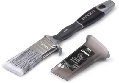 Platinum skrå lakpensel 35 mm med etui